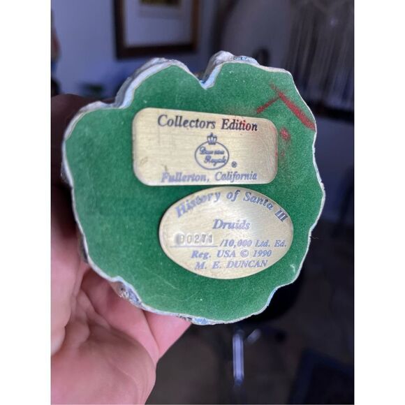 King Wenceslaus History of Santa Claus Druid Duncan Royale vintage LE #271 /10k - Picture 9 of 13